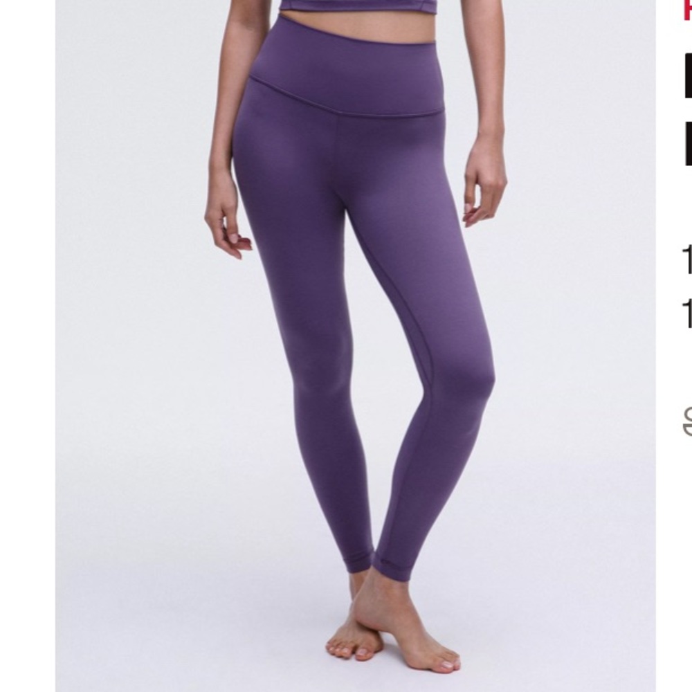 lululemon align 28” leggings size 10 nightfall